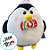 Pinguim de Natal Gravata de Pelúcia - 23cm - 1 unidade - Rizzo - Imagem 3
