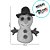 Boneco de Neve de Pelúcia - 24cm - 1 unidade - Rizzo - Imagem 2