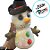 Boneco de Neve de Pelúcia - 24cm - 1 unidade - Rizzo - Imagem 3