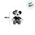 Pelúcia Minnie Natalina Roupa Xadrez - 50cm - Disney Original - 1 unidade - Cromus - Rizzo - Imagem 2