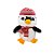 Pinguim de Pelúcia com Roupa Inverno - 34cm - 1 unidade - Rizzo - Imagem 1