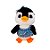 Pinguim de Pelúcia com Vestido - Azul - 34cm - 1 unidade - Rizzo - Imagem 1