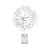 Cordão De Led Luz Branca Com Fio Incolor - Floco De Neve 20 Leds - 3.m - 1 unidade - Rizzo - Rizzo - Imagem 1