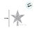 Estrela De Led Luz Amarela - Com Fio Incolor - 22cm - 1 unidade - Rizzo - Rizzo - Imagem 2