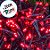 Cordão de LED Pisca Pisca Luz Vermelha com Fio Verde 500 Leds - 5m Bivolt - 1 unidade - Cromus - Rizzo - Imagem 4