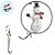 Suporte de Guirlanda  Boneco de Neve - 37cm - 1 unidade - Rizzo - Imagem 3