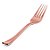 Garfo Descartável Premium Rose Gold - 18,5cm - 6 unidades - Rizzo - Imagem 1