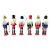 Kit Boneco Soldado Quebra Nozes de Madeira - 12cm - Verde, vermelho e azul - 6 unidades - Rizzo - Rizzo - Imagem 3