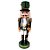 Boneco Soldado Quebra Nozes de Madeira Com Espada - 25cm - Verde - 1 unidade - Rizzo - Imagem 1