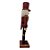 Boneco Soldado Quebra Nozes de Madeira - 30cm - Verde e Vermelho - 1 unidade - Rizzo - Imagem 3