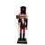Boneco Soldado Quebra Nozes de Madeira com Machado - 25cm - Azul e Vermelho - 1 unidade - Rizzo - Imagem 1