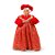 Mamãe Noel Decorativa Vermelho e Ouro - 42cm  - 1 unidade - Cromus - Rizzo - Imagem 1