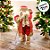 Papai Noel Decorativo com Cajados Ouro e Vermelho - 46cm  - 1 unidade - Cromus - Rizzo - Imagem 3