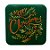 Lata de Metal de Natal Quadrada - Verde - 17x17x5,8cm - 1 unidade - Rizzo - Imagem 1