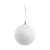 Bola de Natal - Glitter Branco - 10cm - 4 unidades - Cromus - Rizzo - Imagem 1