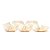 Fita Aramada Arabesco - Branco/Ouro - 6,3cm x 9,14m - 1 unidade - Cromus - Rizzo - Imagem 1