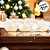 Fita Aramada Arabesco - Branco/Ouro - 6,3cm x 9,14m - 1 unidade - Cromus - Rizzo - Imagem 3