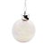 Bola de Natal - Branco Furtacor - 8cm - 3 unidades - Rizzo - Imagem 3