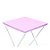 Toalha Plástica Cobre Manchas Perolizada - 78 x 78 cm - Lilás Candy - 10 unidades - CampFestas - Rizzo - Imagem 1