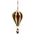 Enfeite de Pendurar de Natal - Balão Dourado com Noel - 19x7cm - 1 unidade - Rizzo - Imagem 1