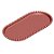 Bandeja Esfera Acrílica Durável Oval - Rose Gold - 25x13cm - 1 unidade - Rizzo - Rizzo - Imagem 1
