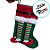 Bota de Natal para Pendurar - Pernas de Elfo Verde, Vermelho, Branco - 40cm - 1 unidade - Cromus - Rizzo - Imagem 3
