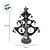 Enfeite de Madeira Árvore de Natal Vermelha - 17,5cm - 1 unidade - Rizzo - Imagem 3