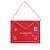 Envelope em Feltro de Natal - Vermelho - 18x13cm - 1 unidade - Cromus - Rizzo - Imagem 1