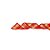 Fita Aramada Xadrez - Bege/Vermelho - 3,8cmx9,14m - 1 unidade - Cromus - Rizzo - Imagem 1
