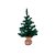 Árvore de Natal Modelo Gergelim - 60 galhos - 60cm - Ref. RZO417 - 1 unidade - Rizzo - Imagem 1