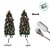 Mini Pinheiro De Natal Decorado Com Led - 75cm - Ref. RZO416 - 1 unidade - Rizzo - Imagem 3