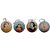 Bola de Natal Disney Original - Princesas - 8cm - 4 unidades - Cromus - Rizzo - Imagem 4