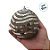 Bola de Natal Paetê - Cinza - 8cm - 3 unidades - Rizzo - Imagem 3