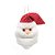 Enfeite para Pendurar Natal - Cabeça Papai Noel - 17cm  - 1 unidade - Cromus - Rizzo - Imagem 1