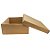 Caixa para Presente Premium Quadrada - Kraft - 18,3x18,2x8cm - 5 unidades - Assk - Rizzo - Imagem 2