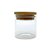 Pote de Vidro Hermético com Tampa de Bambu - 6x6cm - 100ml - 1 unidade - Rizzo - Imagem 1