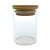 Pote de Vidro Hermético com Tampa de Bambu - 5x8cm - 90ml - 1 unidade - Rizzo - Imagem 1