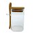 Pote de Vidro Hermético com Tampa e Colher de Bambu - 10x6cm - 225ml - 1 unidade - Rizzo - Imagem 1