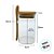 Pote de Vidro Hermético com Tampa e Colher de Bambu - 10x6cm - 225ml - 1 unidade - Rizzo - Imagem 2