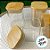 Pote de Vidro Hermético com Tampa de Bambu - 6x6cm - 125ml - 1 unidade - Rizzo - Imagem 4