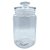 Pote de Vidro Octagonal com Tampa Hermética - 19cm - 1100ml - 1 unidade - Rizzo - Imagem 1