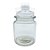 Pote de Vidro Liso com Tampa Hermética - 13cm - 300ml - 1 unidade - Rizzo - Imagem 1