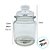 Pote de Vidro Liso com Tampa Hermética - 13cm - 300ml - 1 unidade - Rizzo - Imagem 2