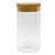 Pote de Vidro Hermético Tampa de Rolha - 6,5x12cm - 300ml - 1 unidade - Rizzo - Imagem 1
