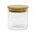 Pote de Vidro Hermético com Tampa de Bambu - 8x8cm - 290ml - 1 unidade - Rizzo - Imagem 1