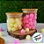Pote de Vidro Hermético com Tampa de Bambu - 8x8cm - 290ml - 1 unidade - Rizzo - Imagem 5