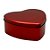 Lata Coração - Vermelho - 12x5x11,8cm - 1 unidade - Rizzo - Imagem 1