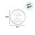 Adesivo "Enfim Bem Casados" - Ref.2200 - Hot Stamping  - 30 unidades - Stickr - Rizzo - Imagem 2