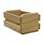 Caixote de Madeira Natural 11,5x8x6,5cm - 1 unidade - Rizzo - Imagem 1