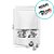 Saco de Papel Branco com Visor Stand Up Pouch Zip18x26cm - 50 unidades - Rizzo - Rizzo - Imagem 2